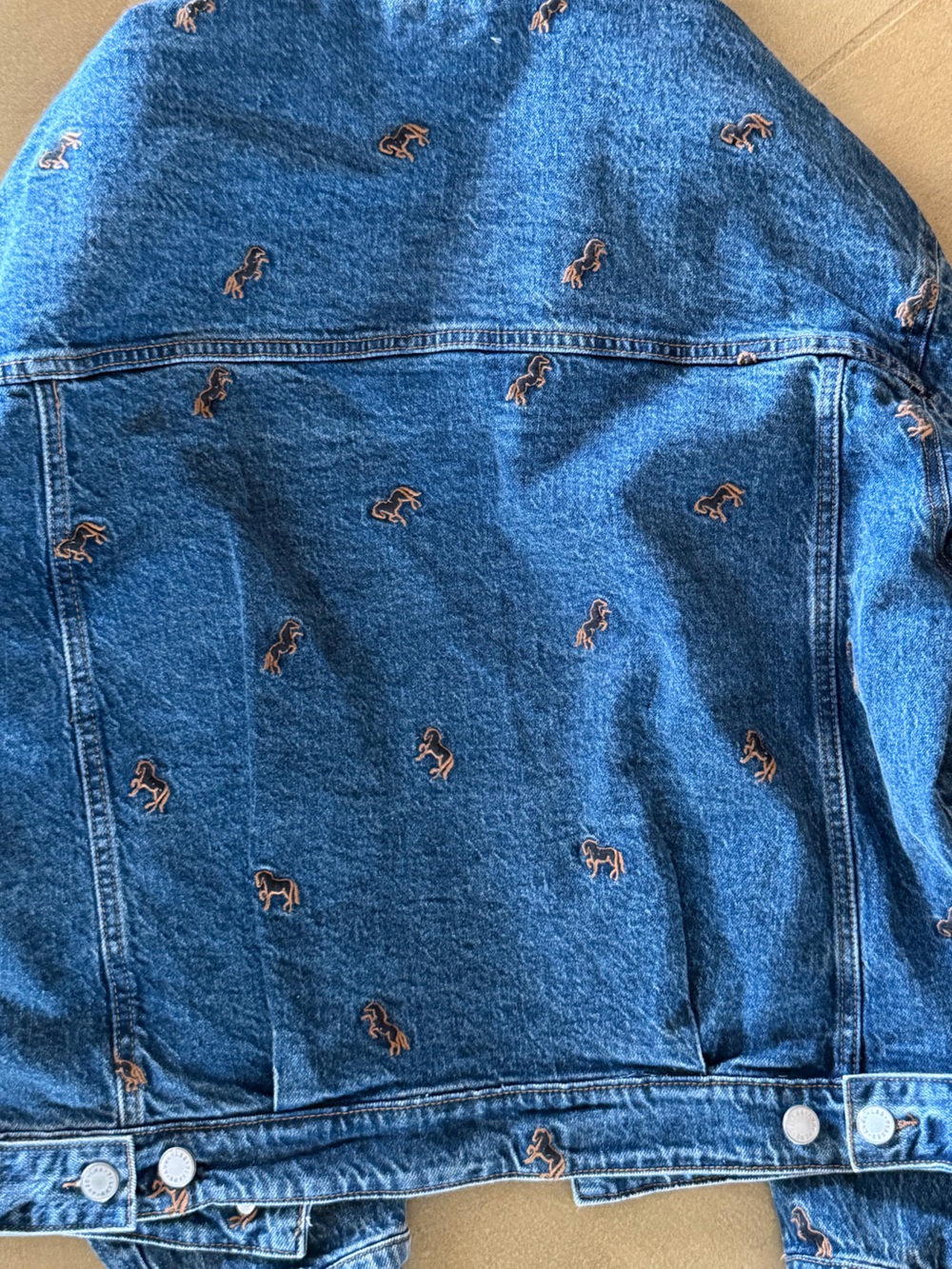 Avec Les Filles Prancing Ponies Trucker Jacket - Picture 9 of 9